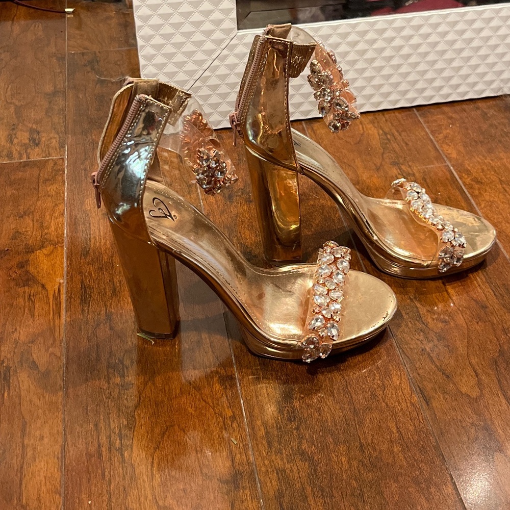 Rose gold Heels